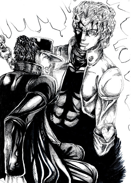 承太郎 Vs Dio Vox さんのイラスト ニコニコ静画 イラスト