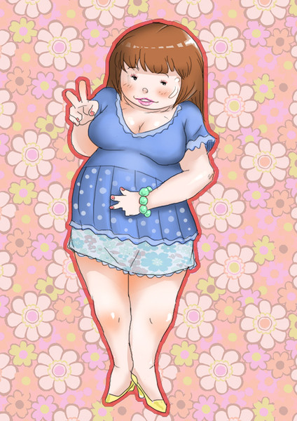 マシュマロ系女子 ニコニコ静画 イラスト
