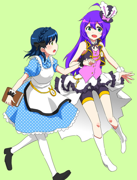 百合子と杏奈 アリスとウサギ ﾄｯﾁｰ さんのイラスト ニコニコ静画 イラスト