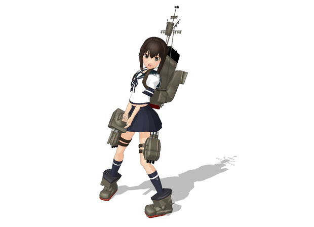 Mmd艦これ 吹雪ver 0 95 モデル更新 まめる さんのイラスト ニコニコ静画 イラスト