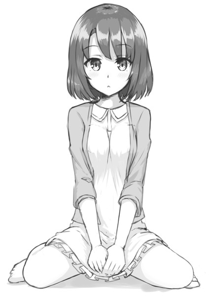 冴えカノ 加藤さんモノクロ しゅにち さんのイラスト ニコニコ静画 イラスト