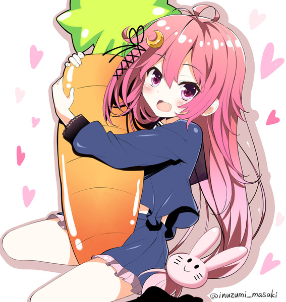 卯月さんとにんじん抱き枕 いぬ さんのイラスト ニコニコ静画 イラスト