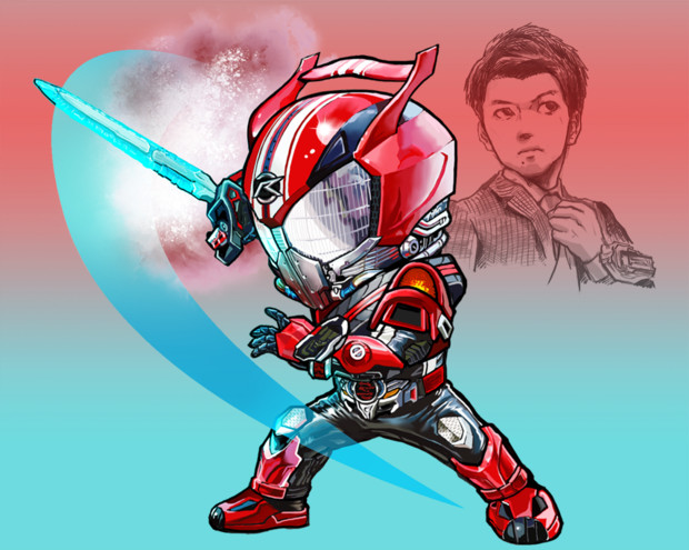 オール主役ライダー描く3 仮面ライダードライブ ニコニコ静画 イラスト