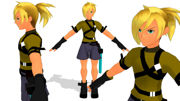 Mmd サキ アマミヤ 全身図 クラtd731 さんのイラスト ニコニコ静画 イラスト