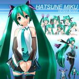 [ﾓﾃﾞﾙ配布] ほしぼし式初音ミク ver1.0 [MMD]