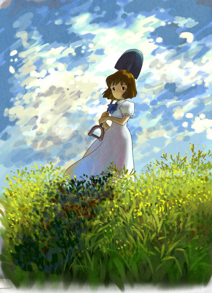 雪歩 モネ 日傘をさす女 かみこうち さんのイラスト ニコニコ静画 イラスト