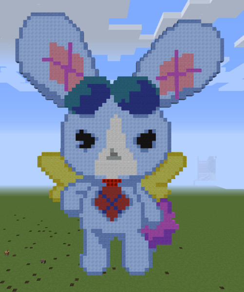 Minecraft プリパラのウサギのドット絵 Irori さんのイラスト ニコニコ静画 イラスト