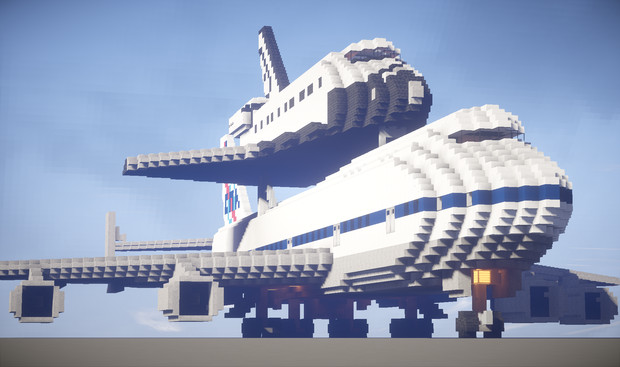 Minecraft シャトル輸送機 ねいてぃぶ さんのイラスト ニコニコ静画 イラスト
