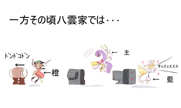 一方その頃八雲家では ニコニコ静画 イラスト