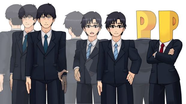 立ち絵配布 プロデューサー立ち絵3種セット 加筆修正版 青夢 さんのイラスト ニコニコ静画 イラスト