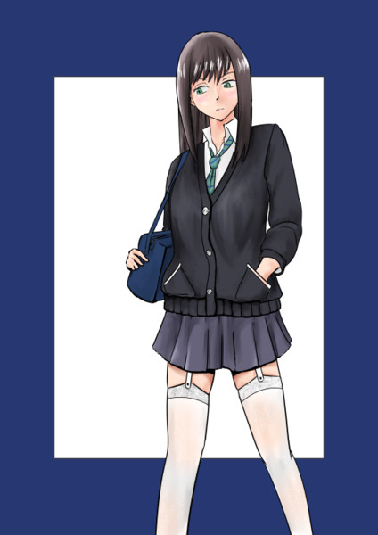 ガーター女子高生 渋谷 凛 ごち さんのイラスト ニコニコ静画 イラスト