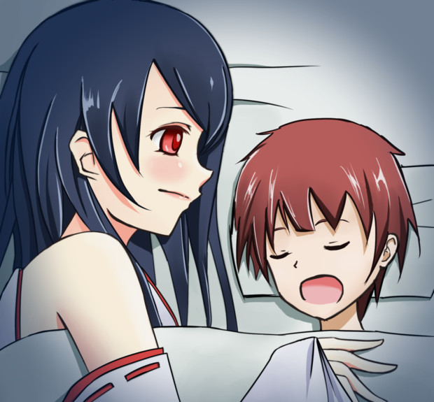 扶桑姉さまとオネンネするショタ提督 斬之助 さんのイラスト ニコニコ静画 イラスト