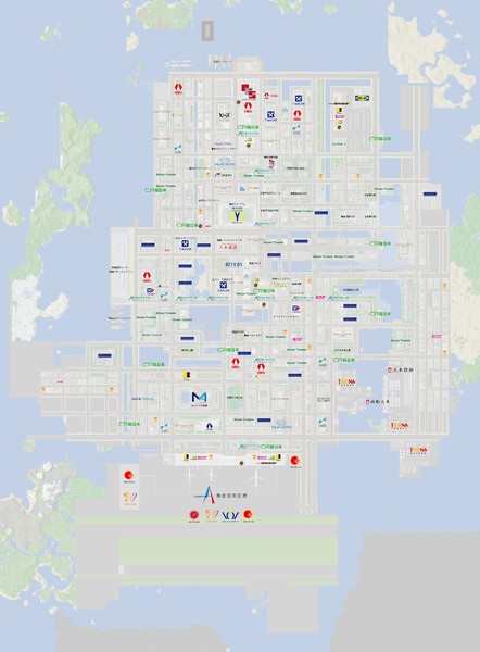 舞倉市施設地図2015