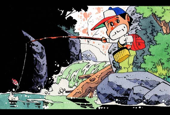 漫画 渓流釣り Matsuyaランド さんのイラスト ニコニコ静画 イラスト