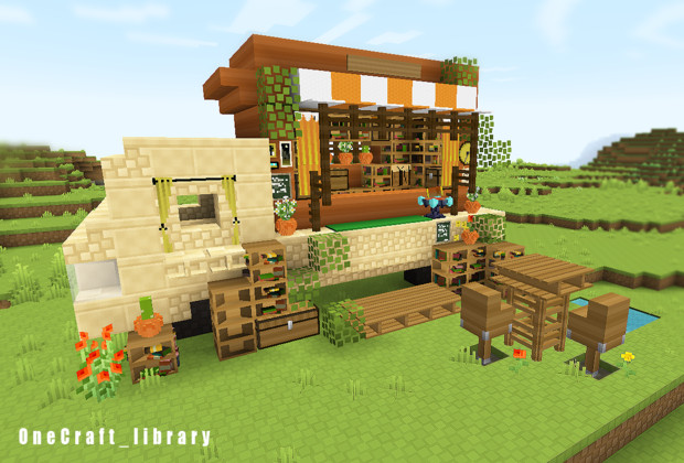 【Minecraft】ワンクラ_図書館