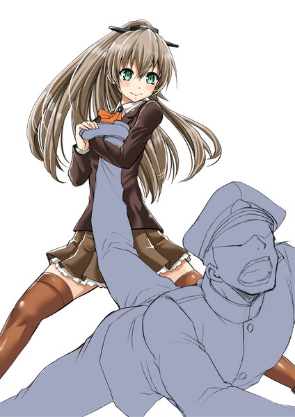 艦娘でプロレス技 熊野のアンクルホールド 椿山パリィ さんのイラスト ニコニコ静画 イラスト
