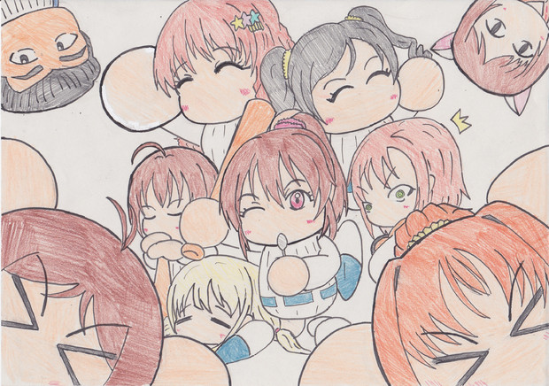 支援絵 モバゲーベイス アホの子 残念世代 鬱野郎 さんのイラスト ニコニコ静画 イラスト