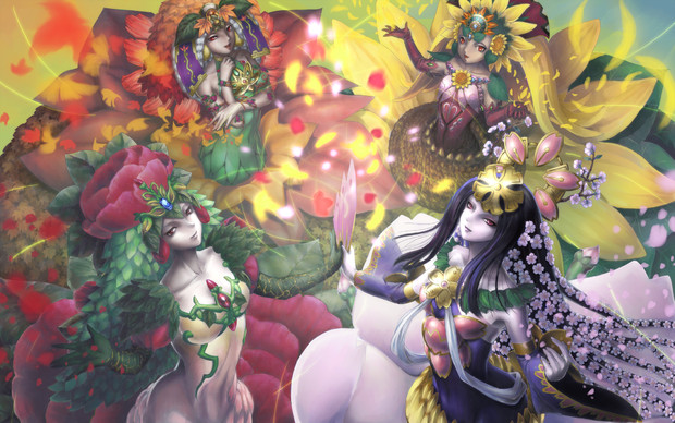 植物姫 遊戯王 ニコニコ静画 イラスト