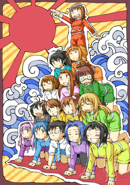 組み体操 のんかふぇ さんのイラスト ニコニコ静画 イラスト