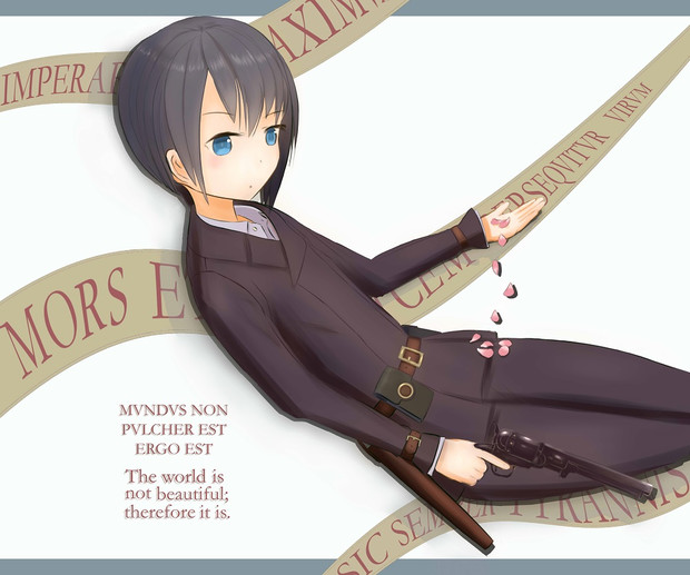 花弁と銃 キノの旅 Cerasum さんのイラスト ニコニコ静画 イラスト