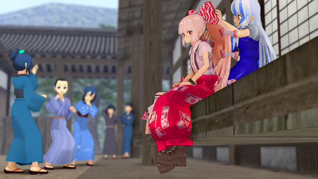 軒先のもこたん