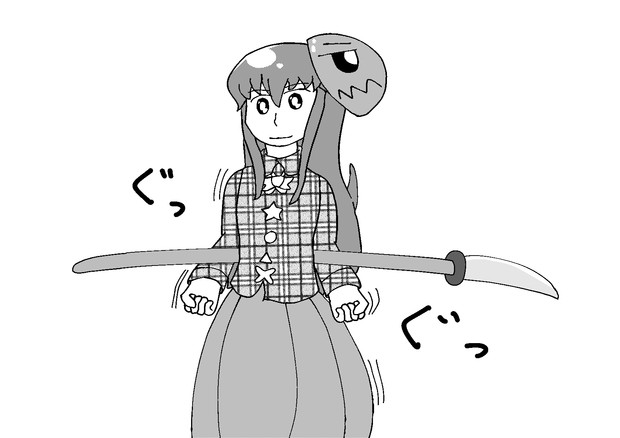やるぞー 能面 小姫 さんのイラスト ニコニコ静画 イラスト