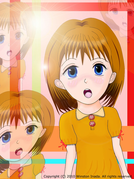 オレンジ色のドレス ウィンストン さんのイラスト ニコニコ静画 イラスト
