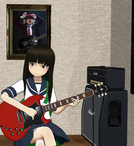 ギターを弾くｈａｔｓｕｙｕｋｉ デビノレマソ さんのイラスト ニコニコ静画 イラスト