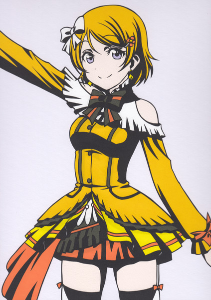 切り絵 ラブライブ Kira Kira Sensation かよちん ふじのん さんのイラスト ニコニコ静画 イラスト