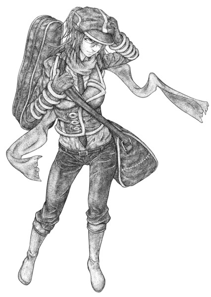 アリア リンク モノクロ 忠邦 さんのイラスト ニコニコ静画 イラスト