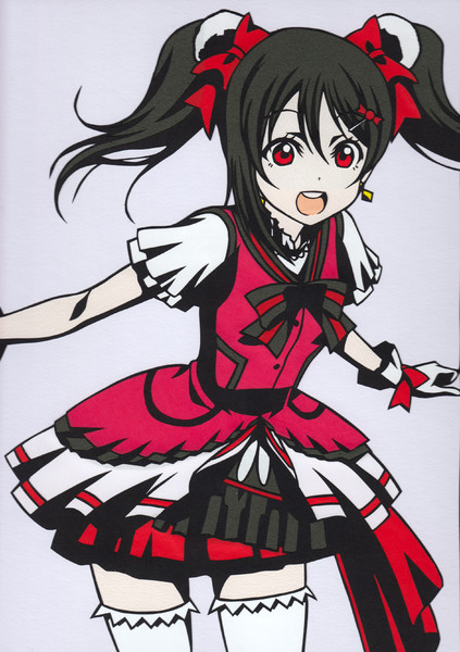 切り絵 ラブライブ Kira Kira Sensation にこちゃん ふじのん さんのイラスト ニコニコ静画 イラスト