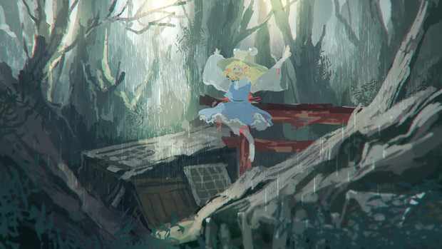 雨の日は元気 Niy さんのイラスト ニコニコ静画 イラスト