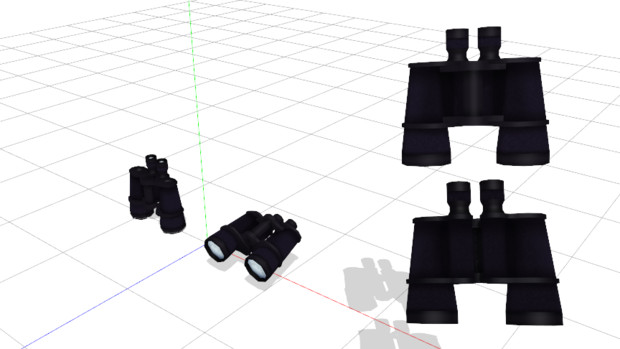 【MMD】 “双眼鏡”【モデル配布あり】
