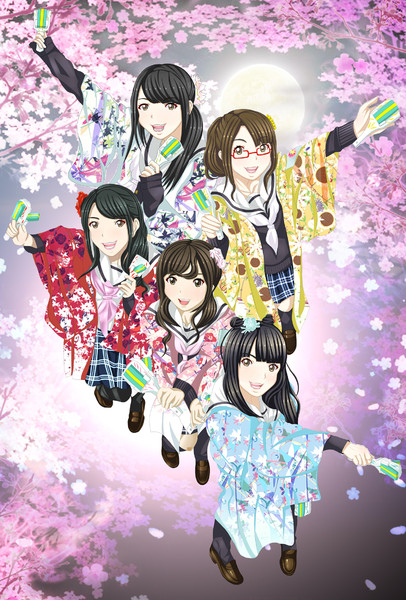 ハナヤマタ 花彩よさこい祭二組目フラスタ 寄書色紙イラスト Nagareboshi さんのイラスト ニコニコ静画 イラスト