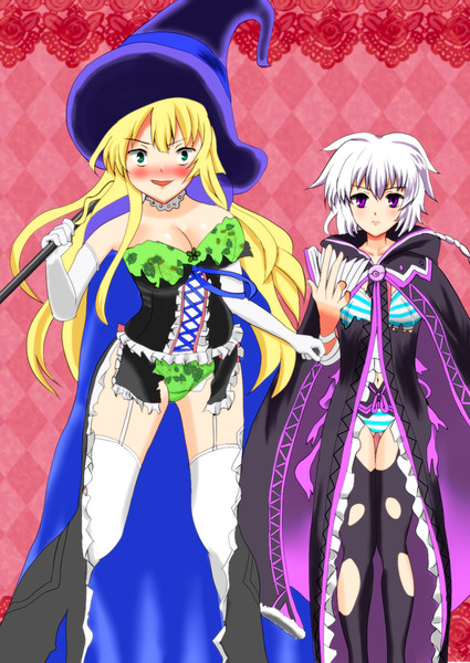 魔女２人をドレスブレイク ニコニコ静画 イラスト