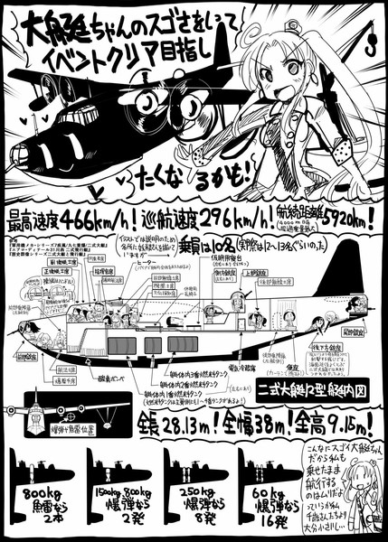 艦これ 二式大艇ちゃん 秋津洲 坂崎ふれでぃ さんのイラスト ニコニコ静画 イラスト
