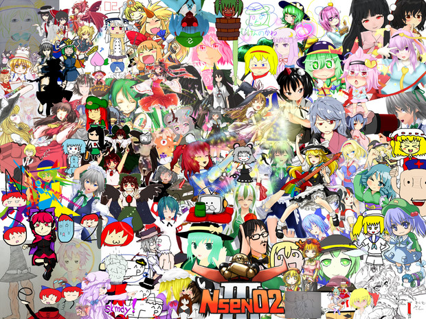 Nsen02三周年記念合作絵 ワタリハジメ さんのイラスト ニコニコ静画 イラスト