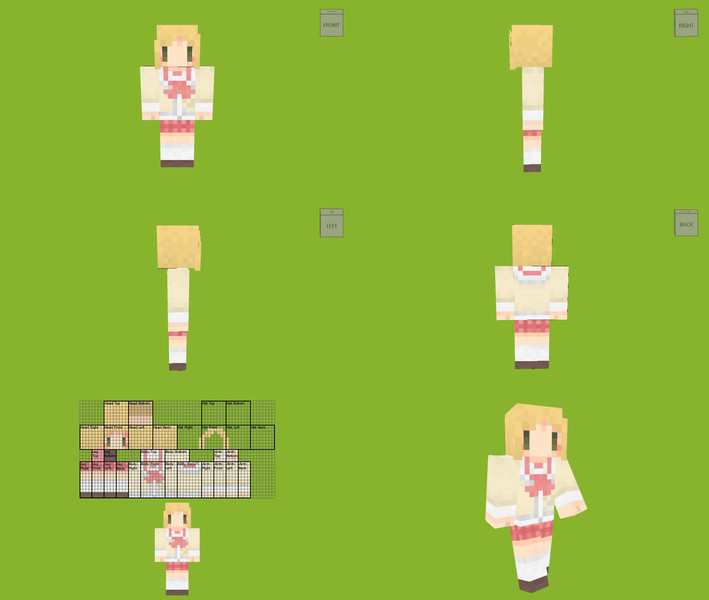 マイクラスキンダウンロード用 Nicosub静画