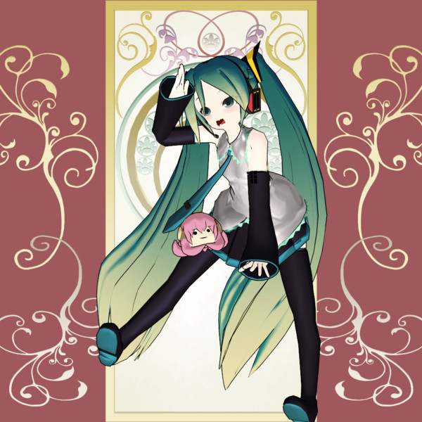 初音アール ヌーヴォー あにょわ さんのイラスト ニコニコ静画 イラスト