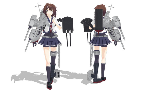 Mmd Omf5 古鷹改二 Mmd艦これ Yas さんのイラスト ニコニコ静画 イラスト