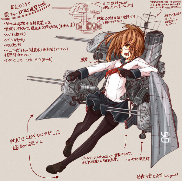 電ちゃん夜戦連撃仕様 艦これ いかめし さんのイラスト ニコニコ静画 イラスト