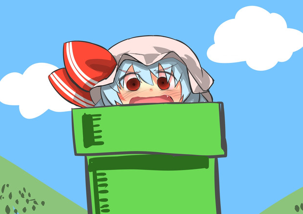 土管から出てきたレミィ がおー まどオンｉｎ率 さんのイラスト ニコニコ静画 イラスト