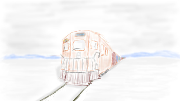 雪と貨物列車