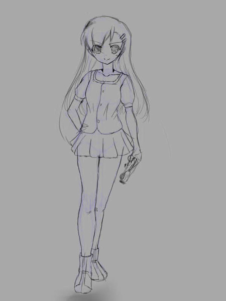 初見ソフトで落書き レッツ ゴーmaxの大神マリナ うめかこ さんのイラスト ニコニコ静画 イラスト
