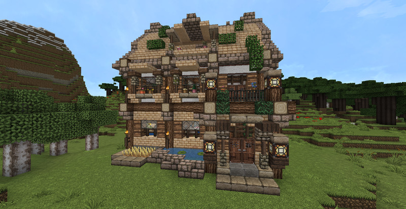 Minecraft建築部 Nicosub静画