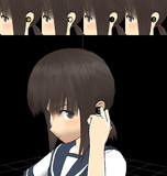 【MMDモデル配布】艦娘用ヘッドセット【ver1.1】
