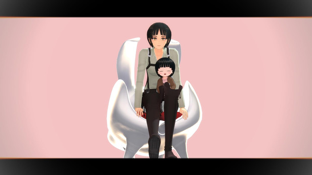 進撃のmmd ニファとちいさいニファ Alice さんのイラスト ニコニコ静画 イラスト