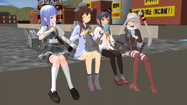 第３回mmd静画鑑賞会 16駆の休息 空 さんのイラスト ニコニコ静画 イラスト