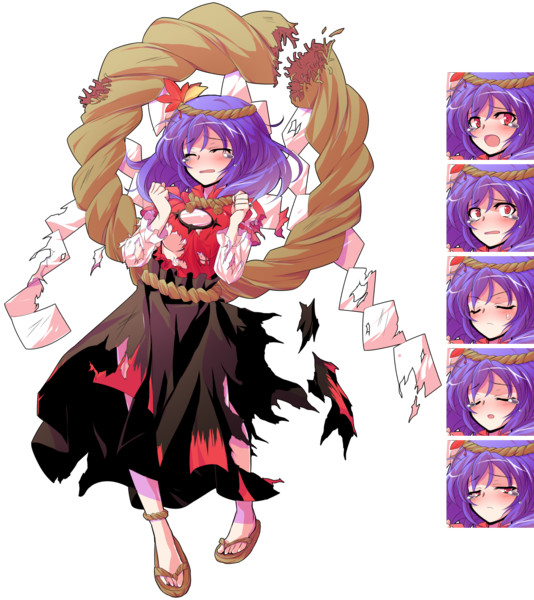 やられ神奈子様立ち絵 表情差分 はるか さんのイラスト ニコニコ静画 イラスト