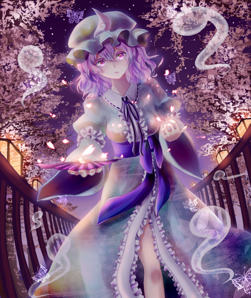 死霊の夜桜 Kokonoe さんのイラスト ニコニコ静画 イラスト